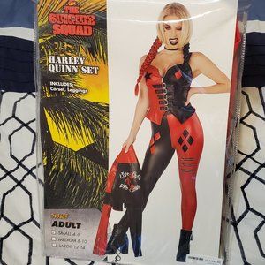 DC Comics Harley Quinn Corset and Leggings Set